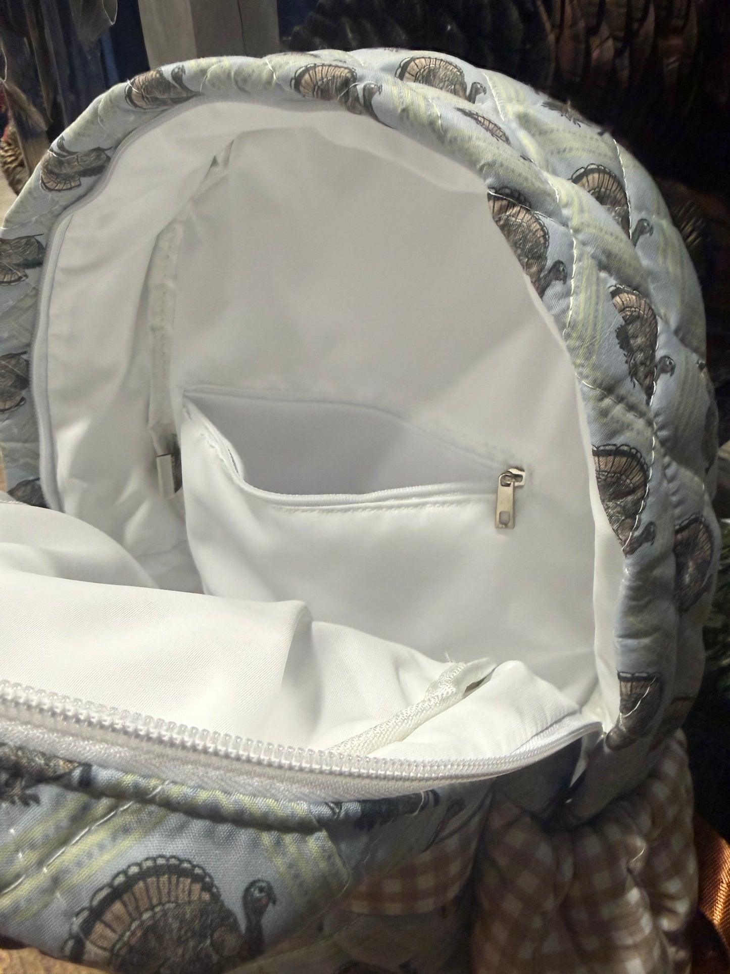 Turkey Strut Quilted Backpack