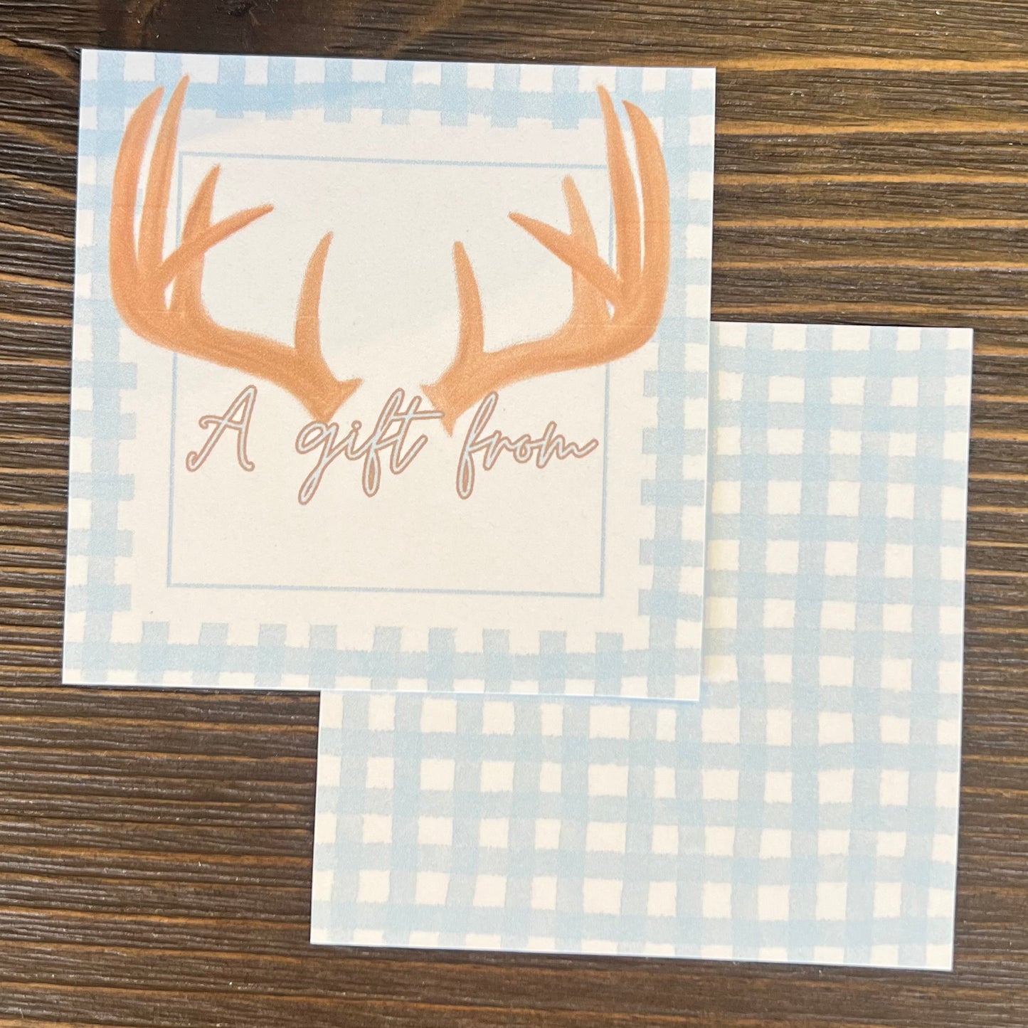 Blue Antler Tags