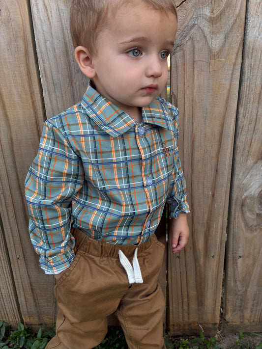 Heritage Plaid Henry Classic Button Down
