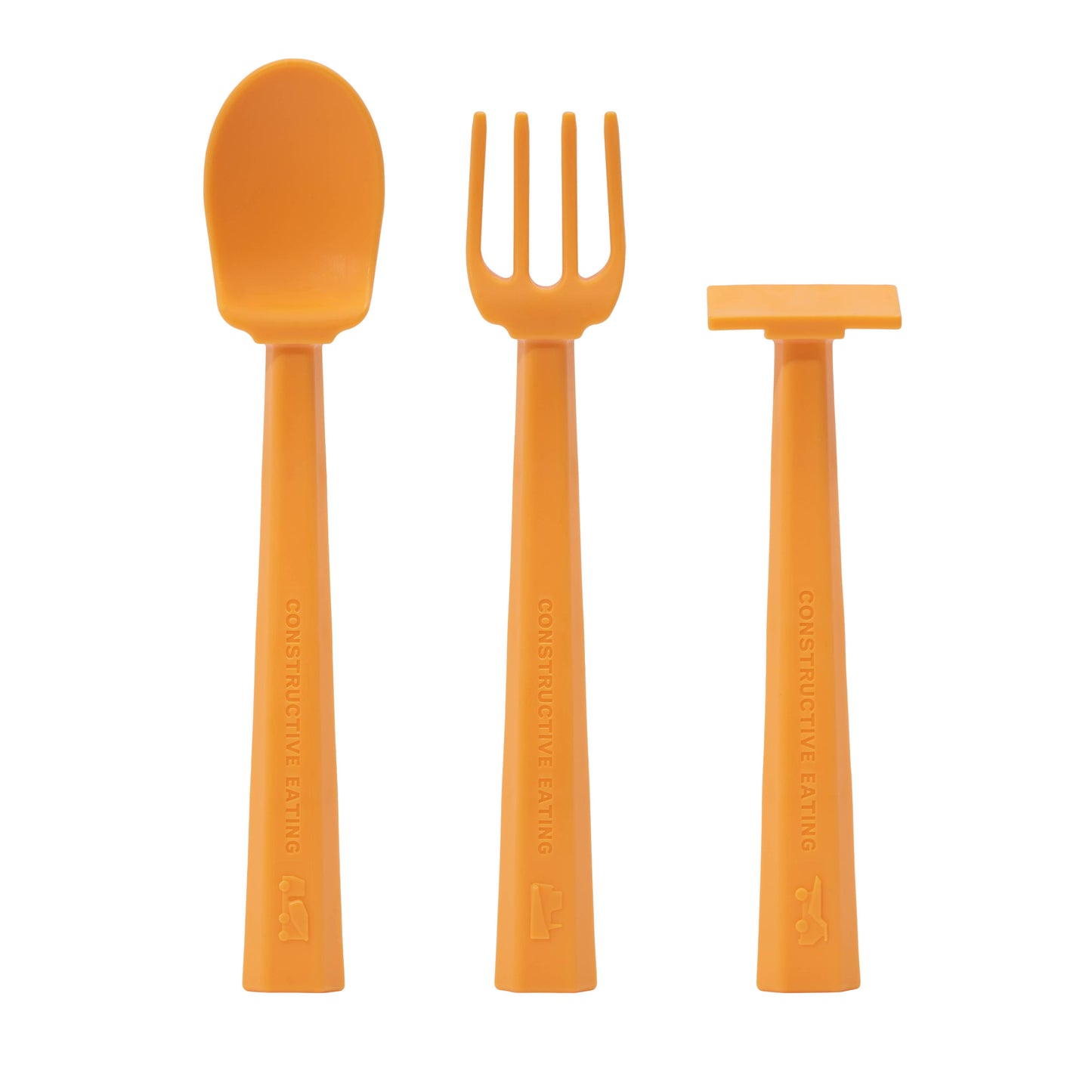 Truck Suction Plate and Training Utensils: Yellow Truck Plate