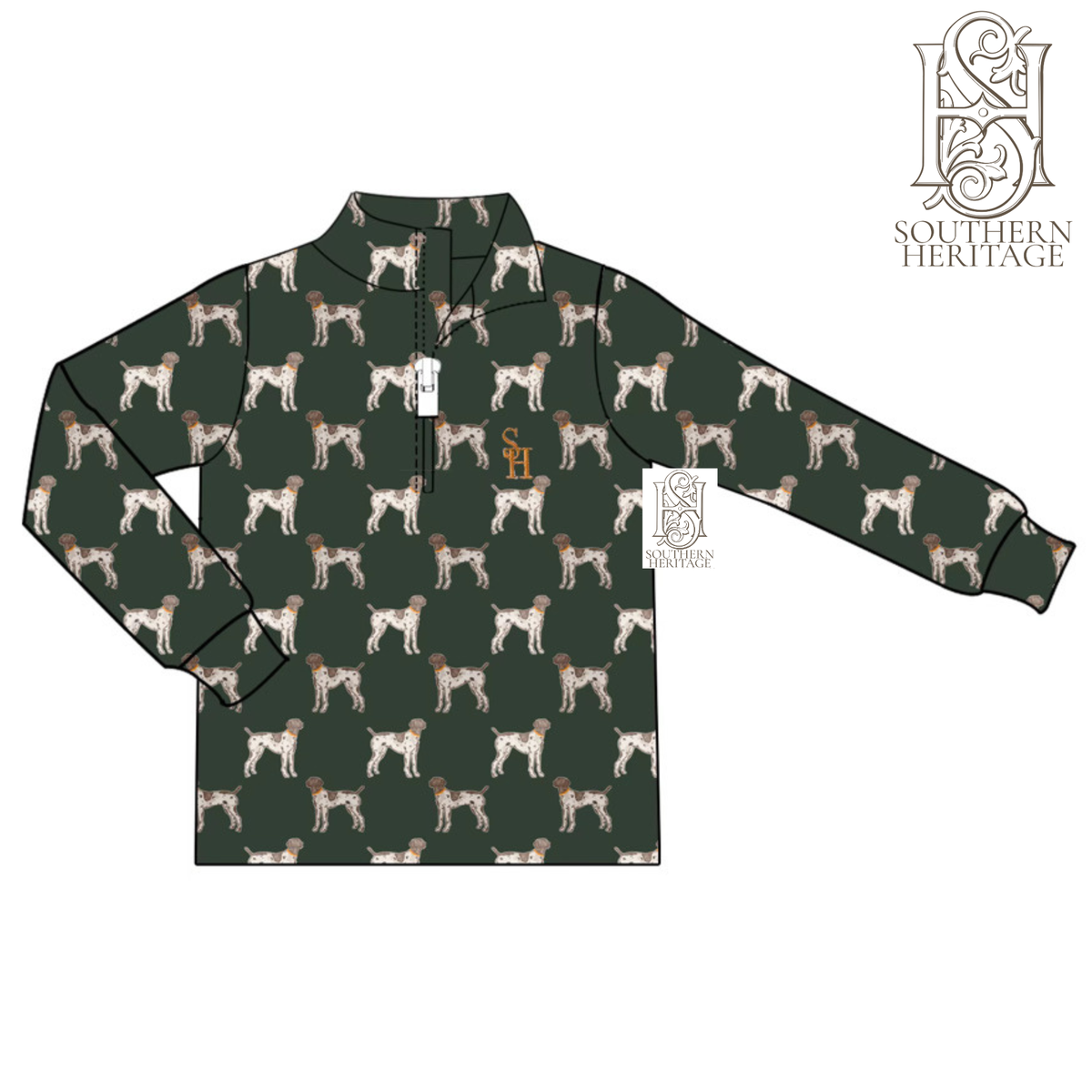 PREORDER Southern Pointer Clayton Classic Half Zip Pullover