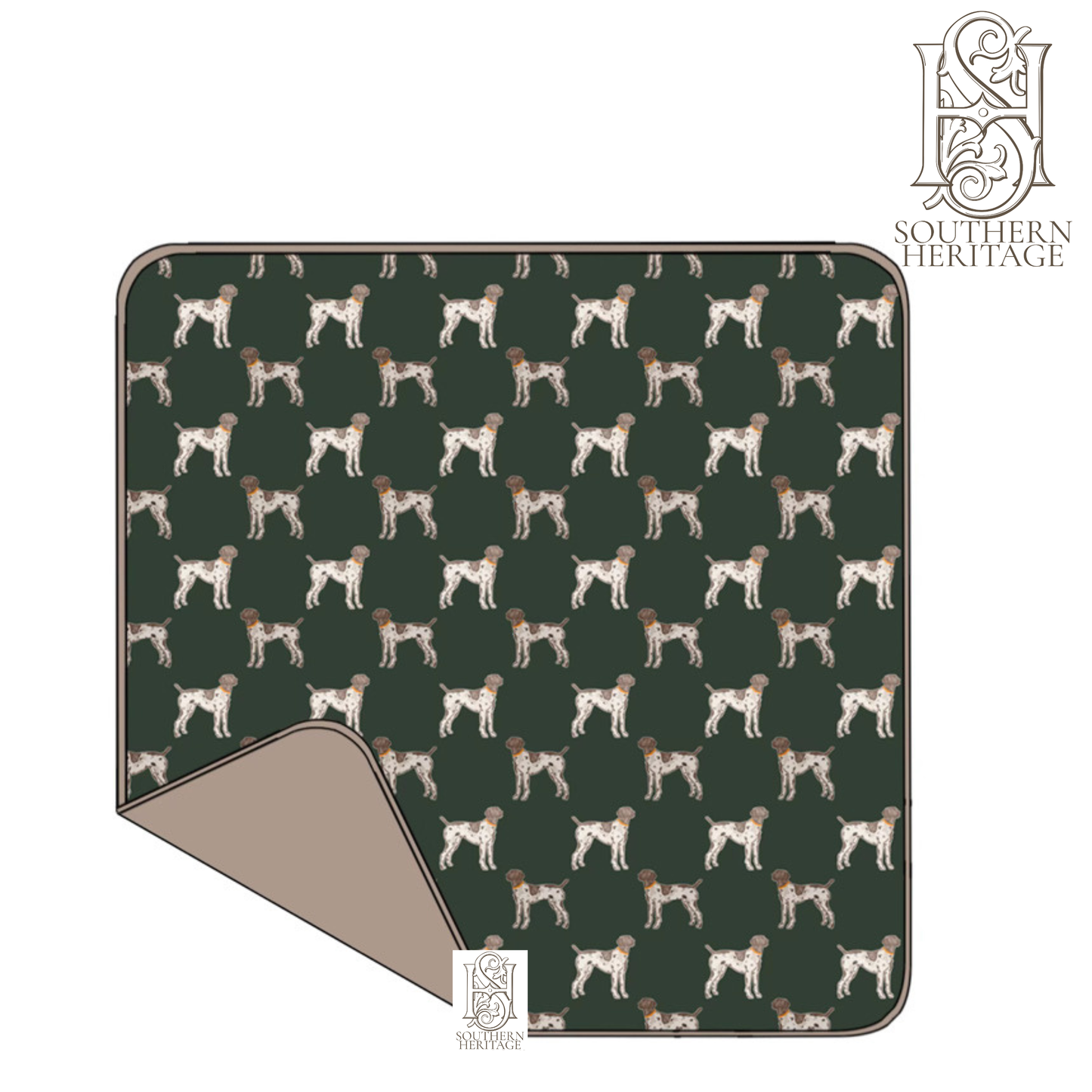 PREORDER Southern Pointer Bamboo Stroller Blanket