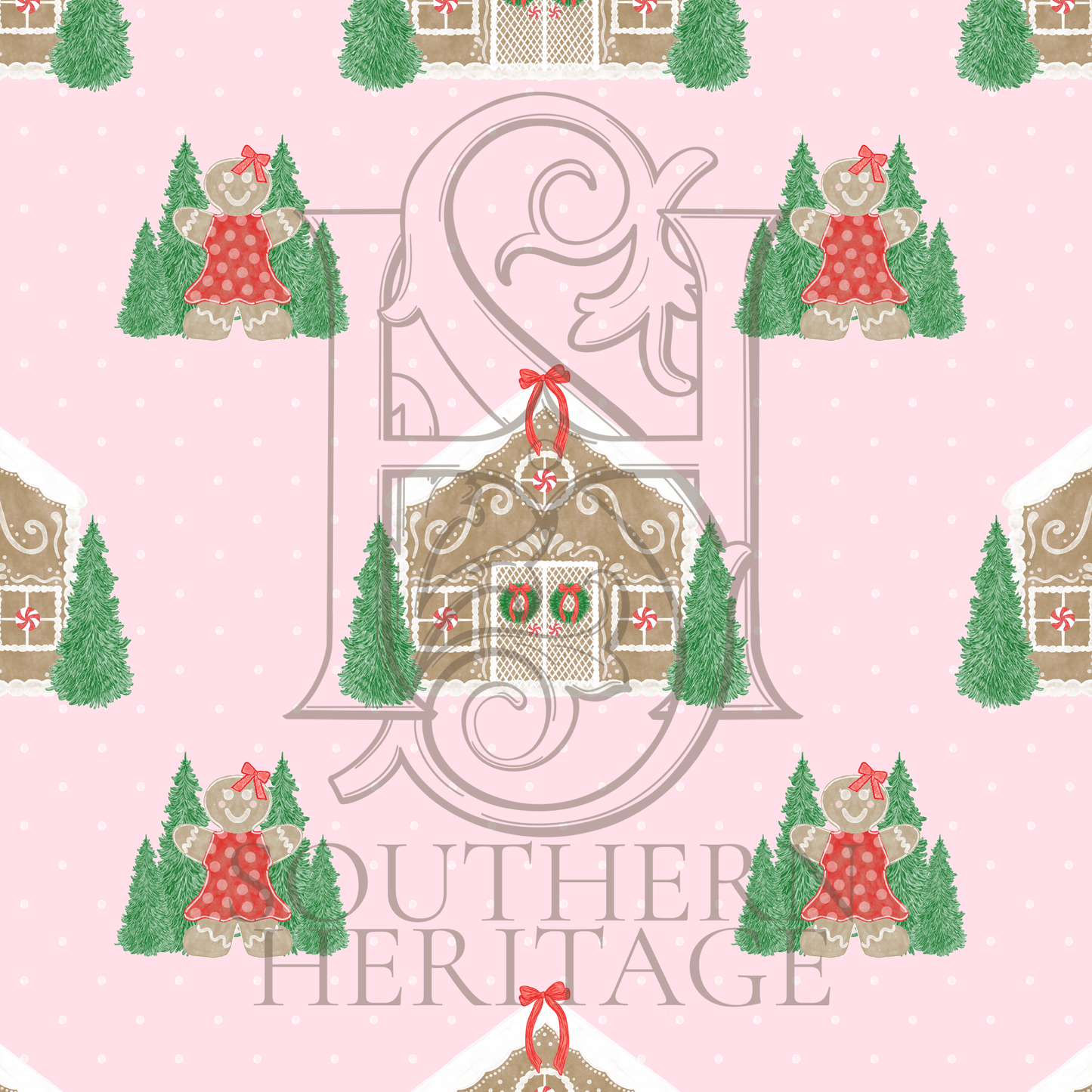 PREORDER Gingerbread Cottage Girls Bamboo Ruffle Sleep Gown