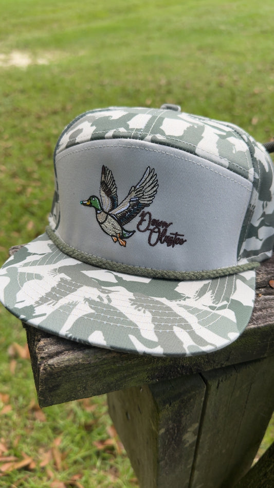 Duck in Flight Adult 7 Panel Hat