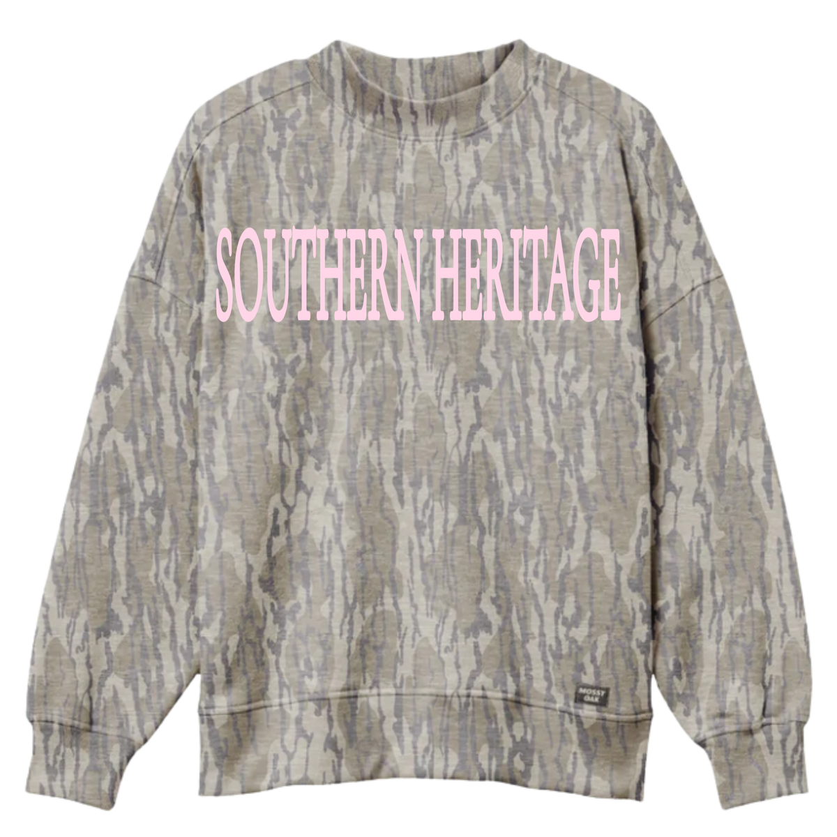 PREORDER Southern Heritage Bottomland Mossy Oak Mock Neck NOVEMBER TAT