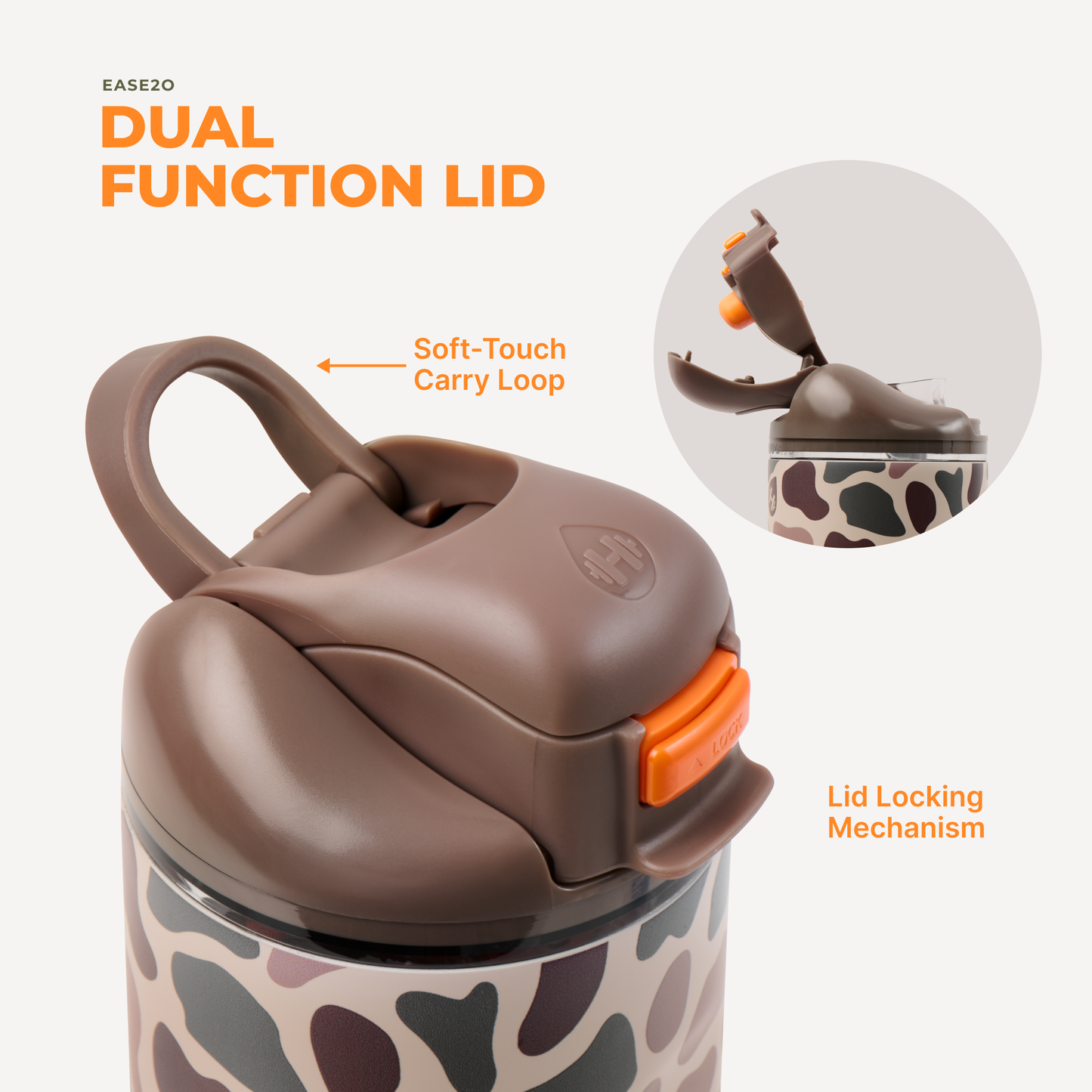 Duck Camo HydroJug 24 oz Ease2o Water Bottle